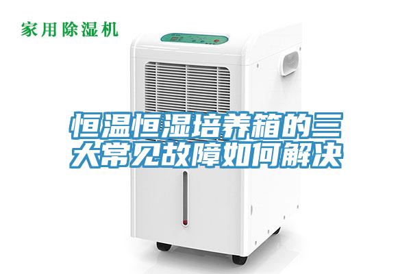 亚洲人成综合第一网站 恒温恒湿培养箱的三大常见故障如何解决
