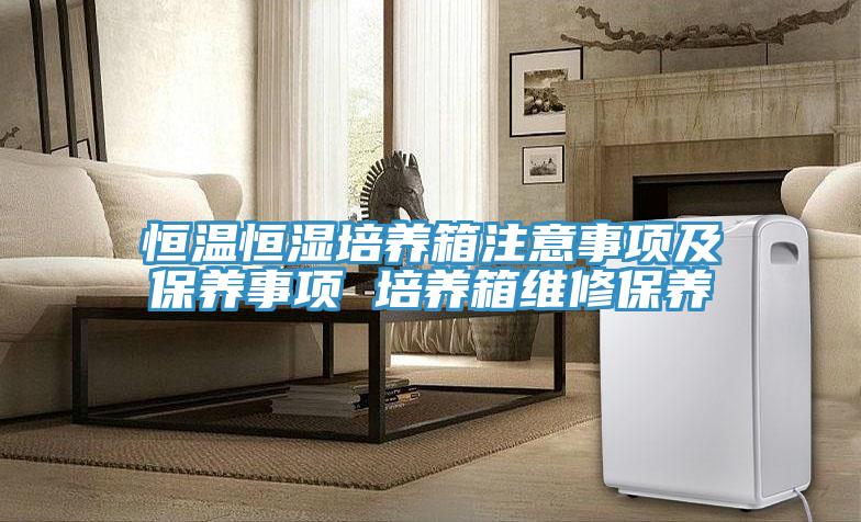 亚洲乱码一区二区三区 恒温恒湿培养箱注意事项及保养事项 培养箱维修保养