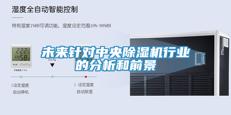 亚洲人成综合第一网站 未来针对中央除湿机行业的分析和前景
