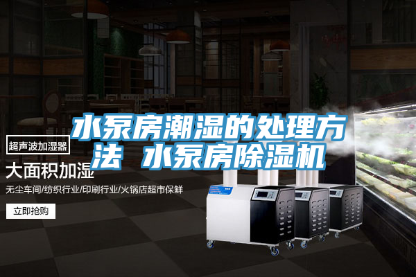 亚洲乱码一区二区三区 水泵房潮湿的处理方法 水泵房除湿机
