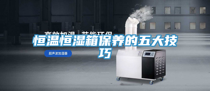 亚洲人成综合第一网站 恒温恒湿箱保养的五大技巧