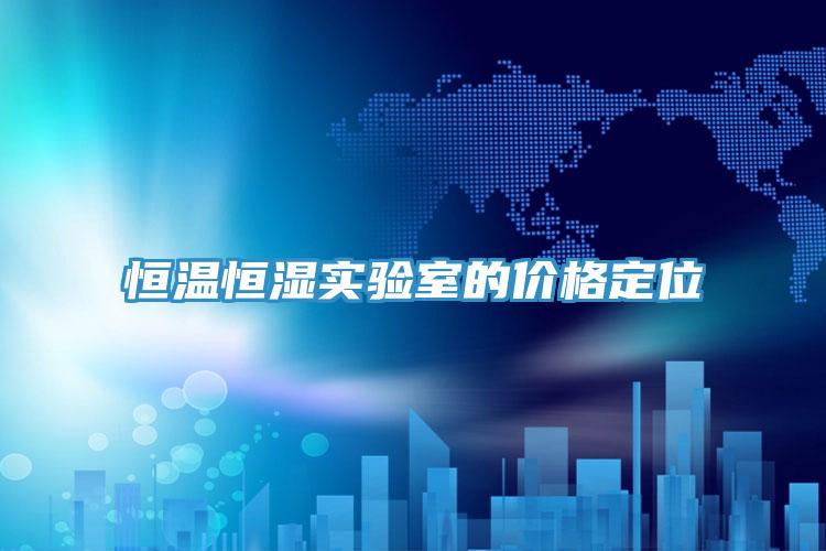 亚洲人成综合第一网站 恒温恒湿实验室的价格定位