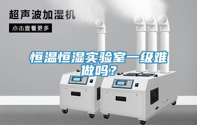 亚洲欧美一级特黄大片 恒温恒湿实验室一级难做吗？