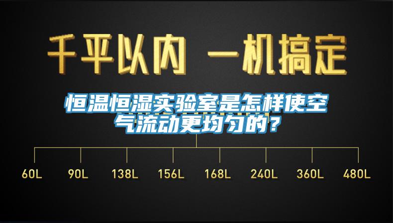 亚洲人成综合第一网站 恒温恒湿实验室是怎样使空气流动更均匀的？