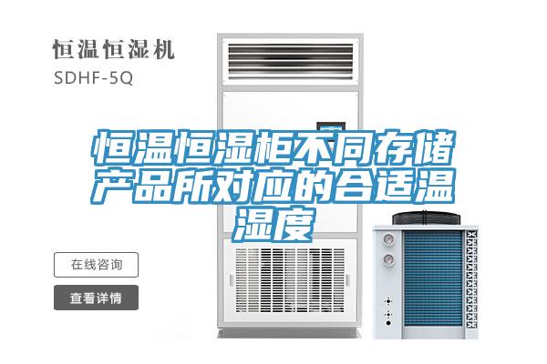 亚洲欧美一级特黄大片 恒温恒湿柜不同存储产品所对应的合适温湿度