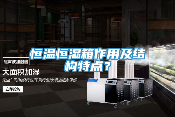 亚洲人成综合第一网站 恒温恒湿箱作用及结构特点？