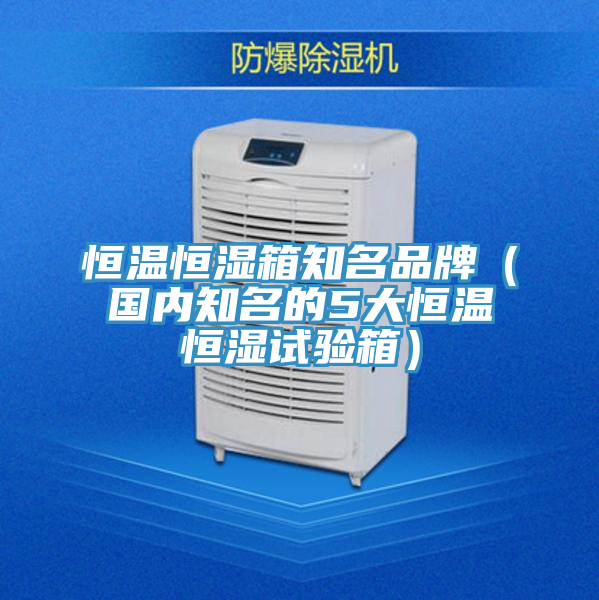 亚洲乱码一区二区三区 恒温恒湿箱知名品牌（国内知名的5大恒温恒湿试验箱）