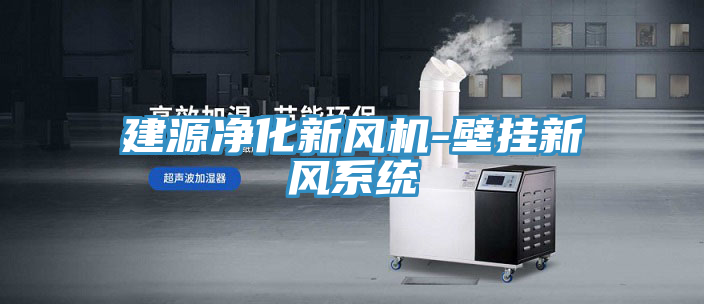 亚洲乱码一区二区三区 建源净化新风机-壁挂新风系统