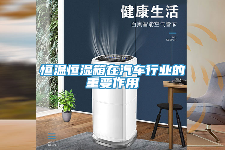 亚洲乱码一区二区三区 恒温恒湿箱在汽车行业的重要作用