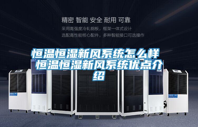 亚洲乱码一区二区三区 恒温恒湿新风系统怎么样 恒温恒湿新风系统优点介绍