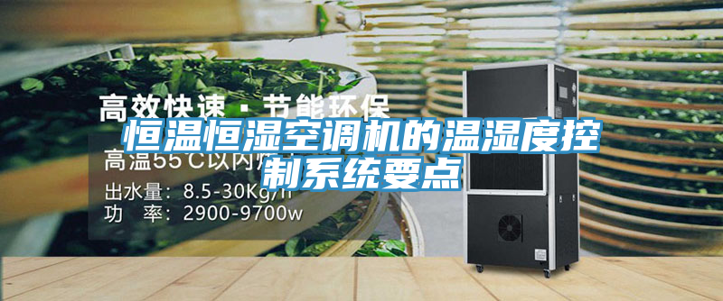 亚洲乱码一区二区三区 恒温恒湿空调机的温湿度控制系统要点