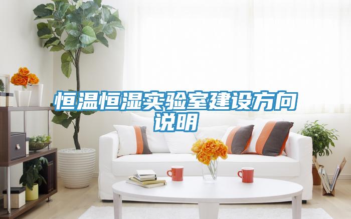 亚洲人成综合第一网站 恒温恒湿实验室建设方向说明