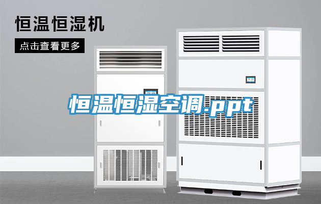 亚洲人成综合第一网站 恒温恒湿空调.ppt