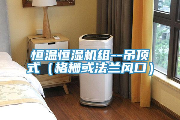 亚洲人成综合第一网站 恒温恒湿机组--吊顶式（格栅或法兰风口）