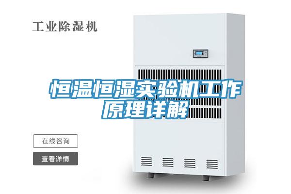 亚洲欧美一级特黄大片 恒温恒湿实验机工作原理详解