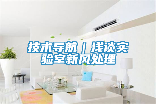 亚洲人成综合第一网站 技术导航｜浅谈实验室新风处理