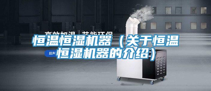 亚洲欧美一级特黄大片 恒温恒湿机器（关于恒温恒湿机器的介绍）