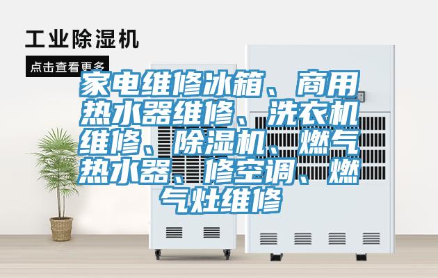 家电维修冰箱、商用热水器维修、洗衣机维修、除湿机、燃气热水器、修空调、燃气灶维修