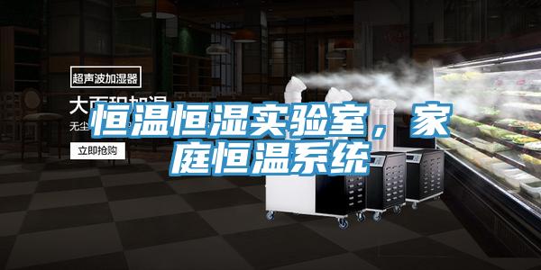 亚洲欧美一级特黄大片 恒温恒湿实验室，家庭恒温系统