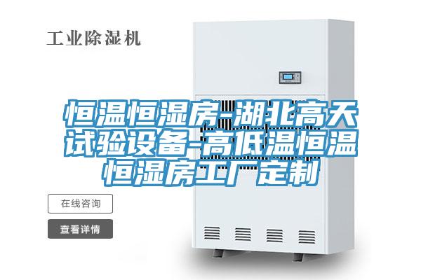 亚洲乱码一区二区三区 恒温恒湿房-湖北高天试验设备-高低温恒温恒湿房工厂定制