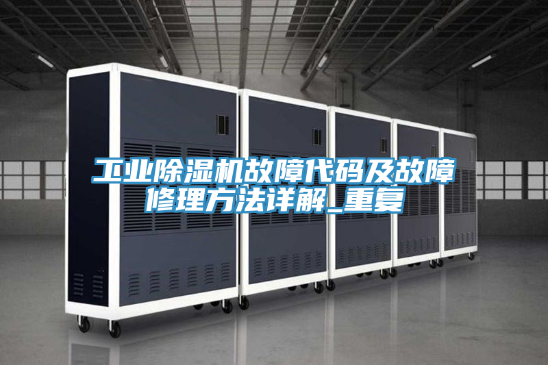 亚洲人成综合第一网站 工业除湿机故障代码及故障修理方法详解_重复