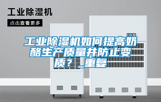 亚洲人成综合第一网站 工业除湿机如何提高奶酪生产质量并防止变质？_重复