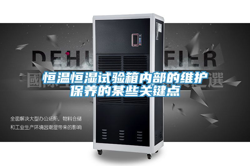 亚洲欧美一级特黄大片 恒温恒湿试验箱内部的维护保养的某些关键点