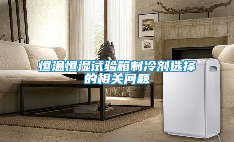 亚洲人成综合第一网站 恒温恒湿试验箱制冷剂选择的相关问题