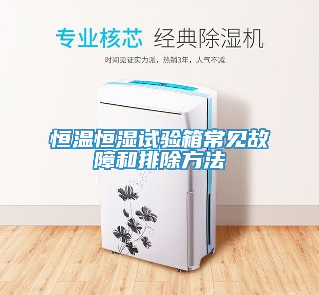 亚洲人成综合第一网站 恒温恒湿试验箱常见故障和排除方法