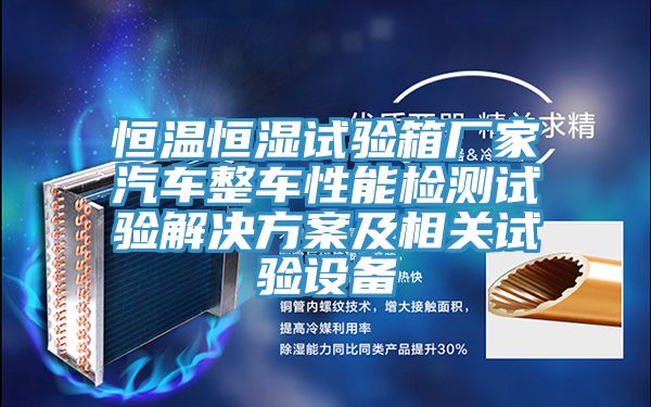 亚洲乱码一区二区三区 恒温恒湿试验箱厂家汽车整车性能检测试验解决方案及相关试验设备