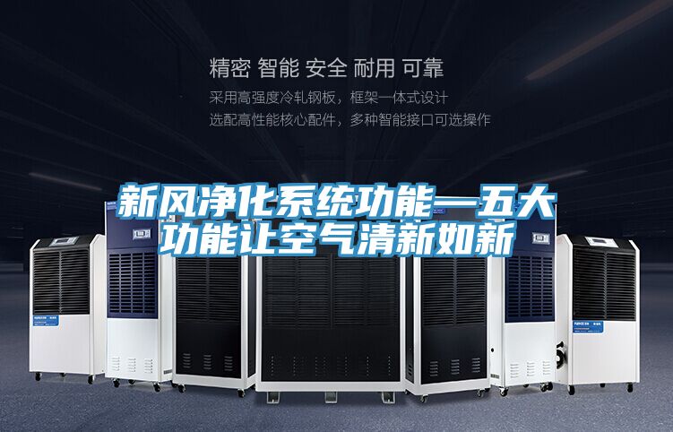 亚洲人成综合第一网站 新风净化系统功能—五大功能让空气清新如新