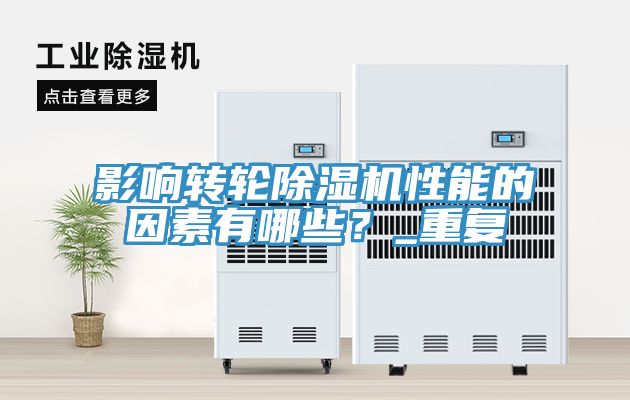 亚洲人成综合第一网站 影响转轮除湿机性能的因素有哪些？_重复