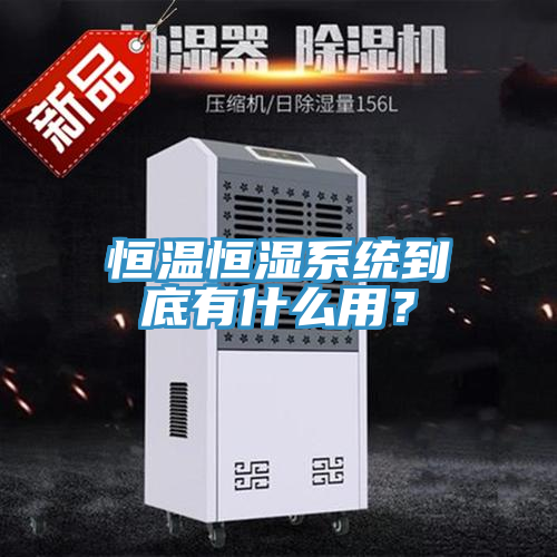 亚洲欧美一级特黄大片 恒温恒湿系统到底有什么用？