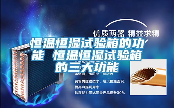 亚洲乱码一区二区三区 恒温恒湿试验箱的功能 恒温恒湿试验箱的三大功能