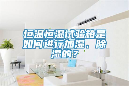 亚洲乱码一区二区三区 恒温恒湿试验箱是如何进行加湿、除湿的？