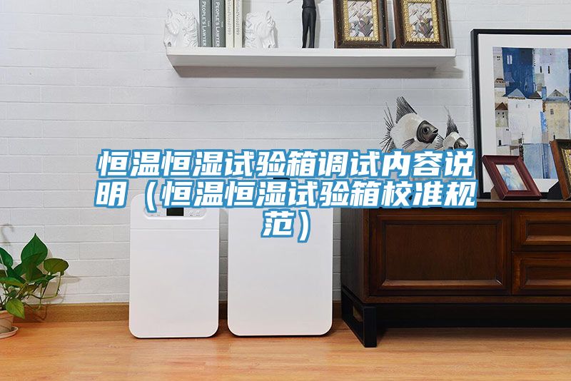 亚洲人成综合第一网站 恒温恒湿试验箱调试内容说明（恒温恒湿试验箱校准规范）