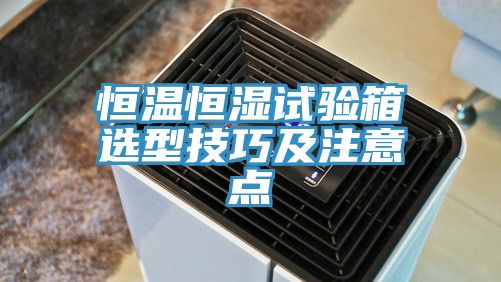 亚洲人成综合第一网站 恒温恒湿试验箱选型技巧及注意点