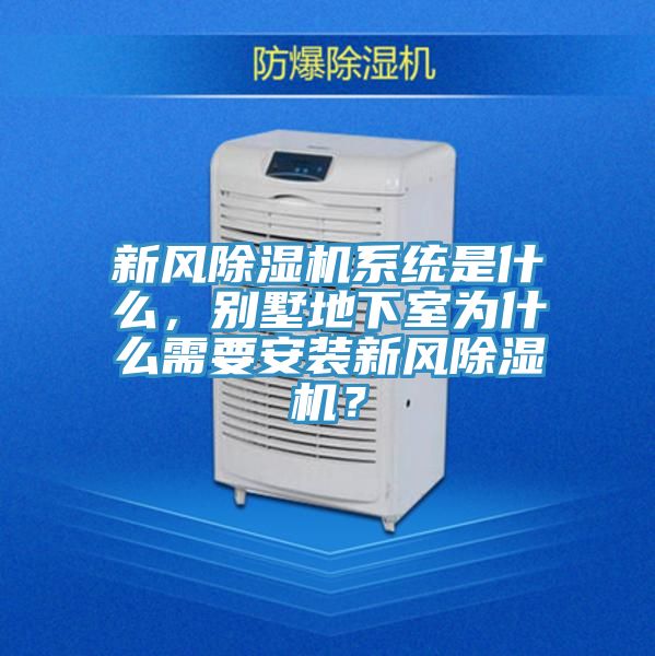 亚洲乱码一区二区三区 新风除湿机系统是什么，别墅地下室为什么需要安装新风除湿机？