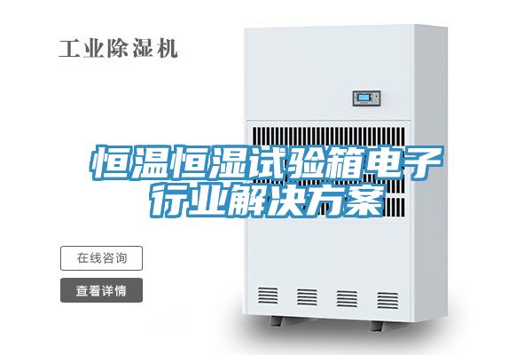 亚洲人成综合第一网站 恒温恒湿试验箱电子行业解决方案