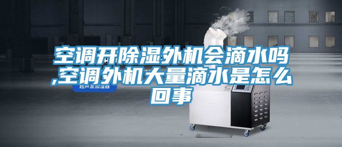 亚洲欧美一级特黄大片 空调开除湿外机会滴水吗,空调外机大量滴水是怎么回事