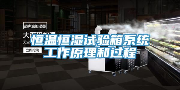 亚洲乱码一区二区三区 恒温恒湿试验箱系统工作原理和过程