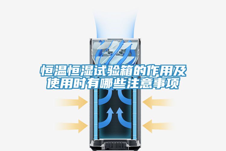 亚洲欧美一级特黄大片 恒温恒湿试验箱的作用及使用时有哪些注意事项