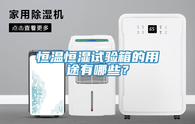 亚洲人成综合第一网站 恒温恒湿试验箱的用途有哪些？