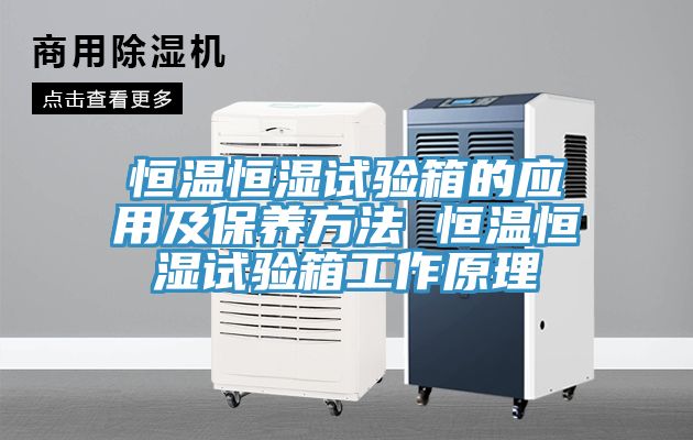 亚洲人成综合第一网站 恒温恒湿试验箱的应用及保养方法 恒温恒湿试验箱工作原理