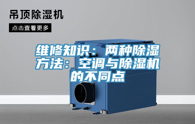 亚洲欧美一级特黄大片 维修知识：两种除湿方法：空调与除湿机的不同点