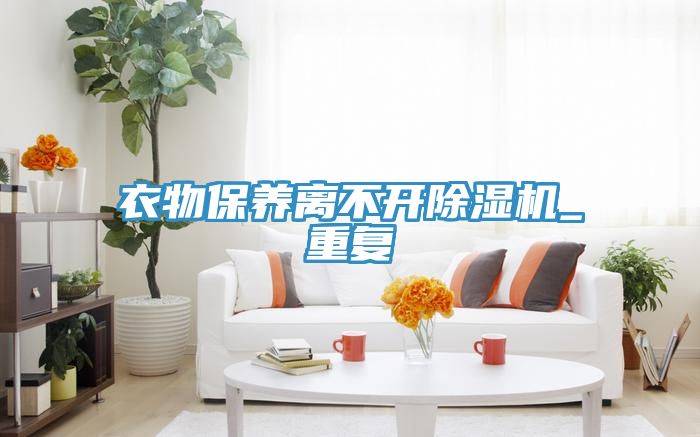 亚洲人成综合第一网站 衣物保养离不开除湿机_重复