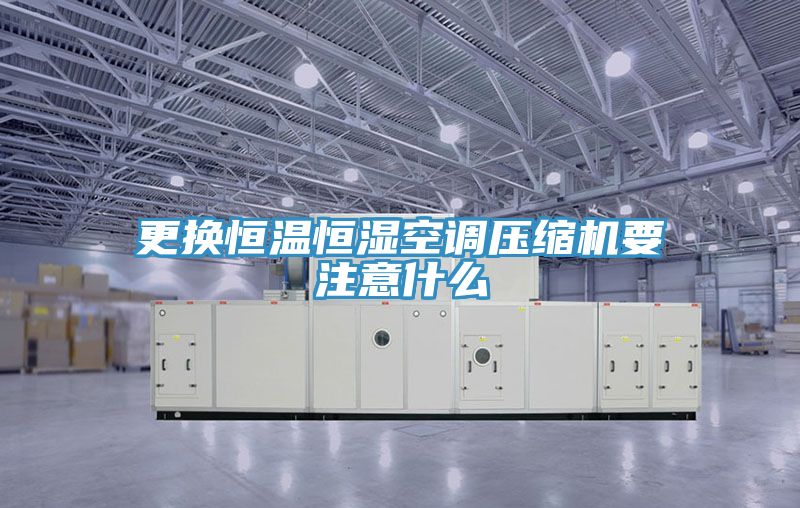 亚洲人成综合第一网站 更换恒温恒湿空调压缩机要注意什么