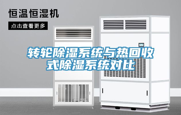 亚洲人成综合第一网站 转轮除湿系统与热回收式除湿系统对比