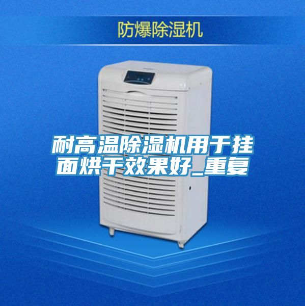 亚洲人成综合第一网站 耐高温除湿机用于挂面烘干效果好_重复