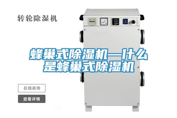 亚洲乱码一区二区三区 蜂巢式除湿机—什么是蜂巢式除湿机